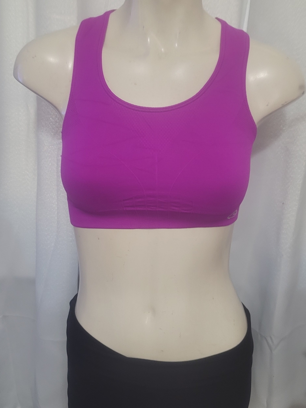 Champion Seamless Racerback Sports Bra - Magenta Pink
